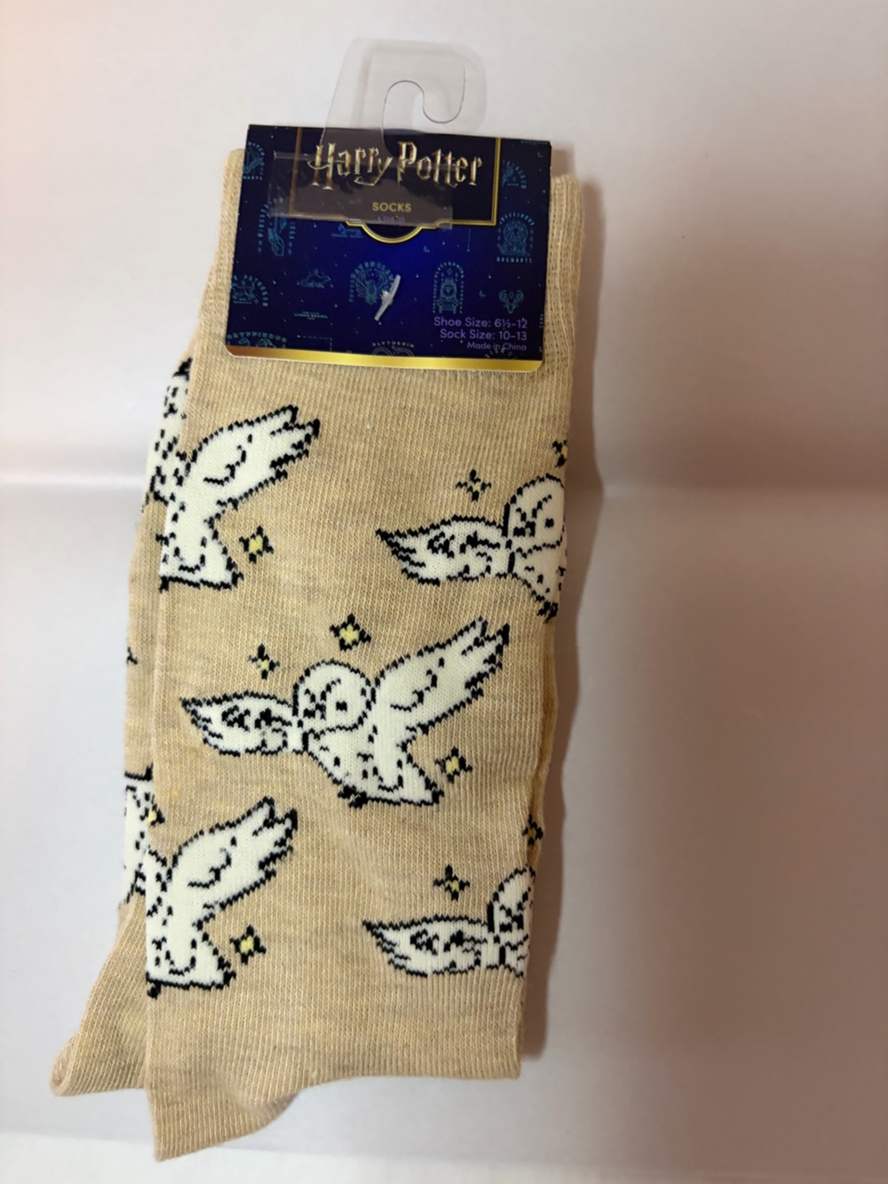 Harry Potter Hedwig Owl Socks NWT Women’s Size 6-12
